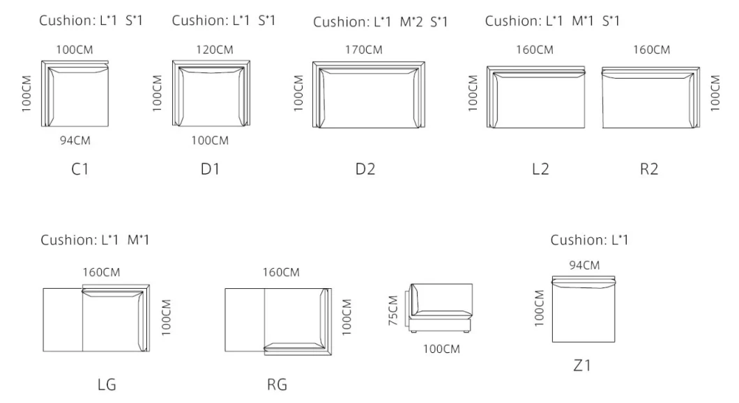 Hotel Furniture Lobby Couch Set Italian Design Fabric Sectional Corner Sofa